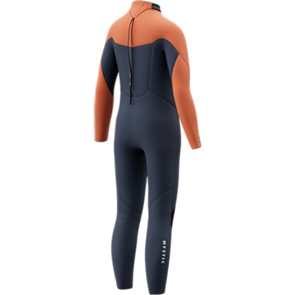 2026 Mystic Børne- Star 3/2mm Back Zip Våddragt 35000.260051 - Navy / Orange